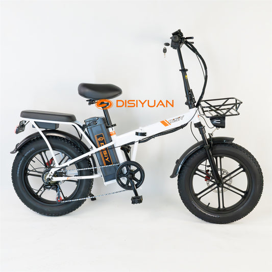 DISIYUAN Foldable Fat Tire 20INCH Adult Bicycle Electric 500W motor 48V 13AH 7 Speed Mountain Bike