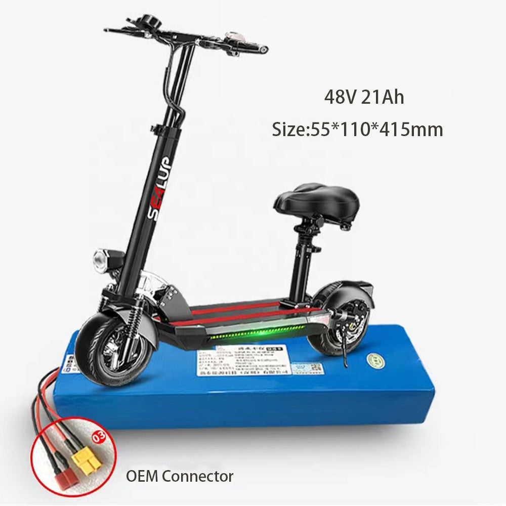 High Quality Brand Fish Box New a Grade Batteries Lithium Battery Electric Bike Lithium Battery Silver 48v15ah 48V 60V 1 Years