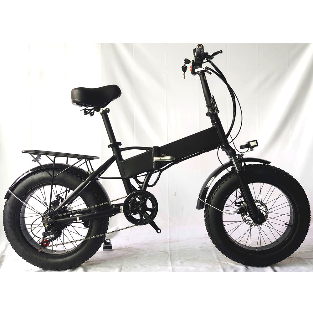 DISIYUAN Fat Ebike 1000W Full Suspension Folding E Bike Electric Bike Bicycle City Fat Tire Mountain Bike