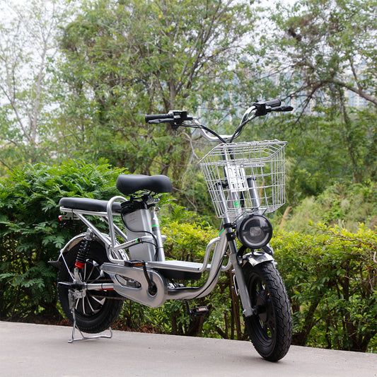 Wholesale 500W 60V 20ah E Bike Scooter 16 Inch Two Seat City Electric Bike Ebike Bicycles With Basket