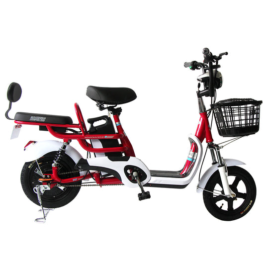 DISIYUAN 14inch High Speed Electric Scooter 48V 10AH 350w 500w Electric Motorcycle bike With pedals